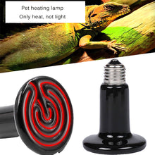 Laden Sie das Bild in den Galerie-Viewer, Heizlampe für Reptilien, 25/75/100/200 W, Keramik-Infrarotlampe, Reptilienbirne, Temperaturregelungsgerät, 220 V-240 V