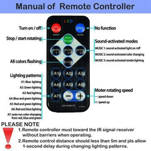 Load image into Gallery viewer, 7 Color DJ Strobe Led Disco Ball 3W Sound Control Laser Projector RGB Stage Light Effect Light Music Christmas Party Dance Decor
