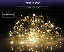 Laden Sie das Bild in den Galerie-Viewer, 1-10M urlaub Led weihnachten lichter im freien Wasserdichte led string lichter dekoration für party urlaub hochzeit Girlande