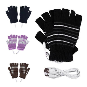 Electric Heating Gloves Winter Thermal USB Heated Gloves Electric Heating Glove Heated Gloves by Distorris