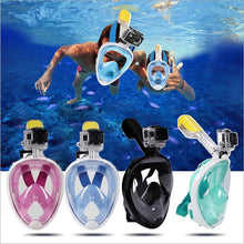 Load image into Gallery viewer, Diving Mask Scuba Mask Underwater Anti-Fog Full-Face Snorkeling Mask Women Men Swimming Snorkel Diving Equipment