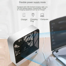Load image into Gallery viewer, Desktop Square Fan Electric Fan Folding Telescopic Floor Fan Desktop Fan Desktop Air Conditioner Cooler