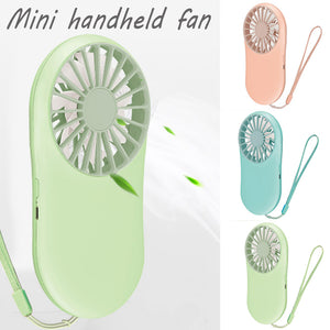 Handheld Fan Mini Pocket Usb Charge Fan Outdoor Personal Handheld Portable Small Electric Fan Portable Fan Usb Rechargeablec