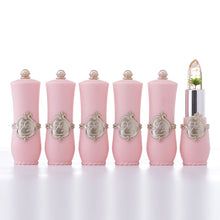Laden Sie das Bild in den Galerie-Viewer, Lippenstift Lippenbalsam Blumen transparent Farbwechsel Gelee feuchtigkeitsspendende natürliche