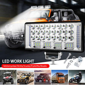 6 Zoll 204W LED Arbeitsscheinwerfer Combo Beam für Offroad Auto 4WD LKW Traktor Bootsanhänger SUV 12 24V Spot Flood 6'' LED Fahrlicht