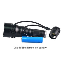 Load image into Gallery viewer, TMWT 1000LM Professional Scuba Diving Flashlight 18650 Powerful XML T6 10W LED Diving Light Lamp Underwater 100 meters