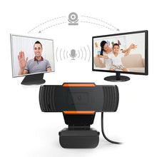 Load image into Gallery viewer, HD 1080P Webcam PC Mini USB 2.0 Web Camera With Microphone USB Computer Camera For Live Streaming Webcam 1080P/480P