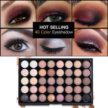 Load image into Gallery viewer, Uocasi 40 Colors Matte Shimmer Eyeshadow Palette Smoky Pigment Long Lasting Makeup Palette Glitter Eye Shadow Pallete Cosmetics