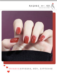 Usneas Matte Bright Oil Effect Nail Polish Ms. Sweet Jelly Nail Gel Nail Polish Basic Coating No Wipe Top Color Gel Oil