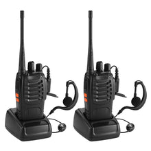 Laden Sie das Bild in den Galerie-Viewer, 2 STÜCKE 400-470 MHz 2-Wege-Radio zwei 16CH Walkie Talkie mit Mikrofon FM Transceiver