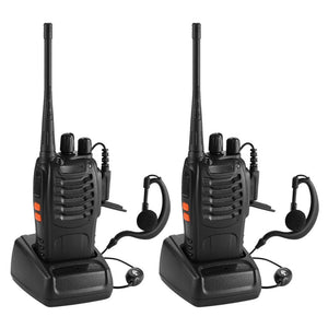2 STÜCKE 400-470 MHz 2-Wege-Radio zwei 16CH Walkie Talkie mit Mikrofon FM Transceiver