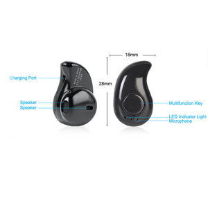 Mini Wireless Bluetooth-Kopfhörer im Ohr Sport-Headset Ohrhörer mit Mikrofon für iPhone Xiaomi Samsung HTC Alle Smartphones