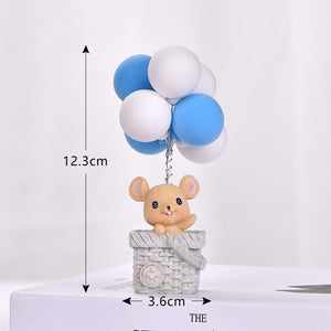 Dollhouse Miniature Scene Model Mouse Balloons Decoration Pretend Play Toy Accessories kid by Takemirth