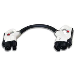 150A CCS Combo 2 auf CCS Combo 1 Stecker DC Schnellladegerät Adapter mit 0,5m UL Kabel Ladestation für Elektrofahrzeugadapter