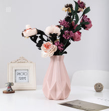 Load image into Gallery viewer, Flower Vase Decoration Home Plastic Vase White Imitation Ceramic Flower Pot Flower Basket Nordic Decoration Vases for Flowers
