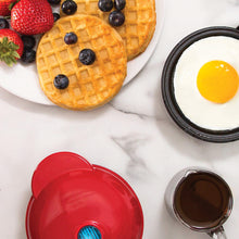 Laden Sie das Bild in den Galerie-Viewer, Elektrischer Waffeleisen Bubble Egg Cake Oven Frühstückswaffelmaschine Eierkuchenofen Pfanne Eggette Machine Mini Waffeltopf