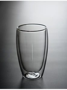 80/250/350/450 ml hitzebeständiger doppelwandiger Glasbecher Bierkaffeetassen handgemachter gesunder Getränkebecher Teebecher transparentes Trinkgeschirr