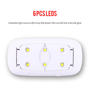 Mini UV LED Lamp Nail Dryer Portable USB Cable For Prime Gift 45s/60s Home Use Gel Nail Polish Dryer Mini USB LED UV lamps