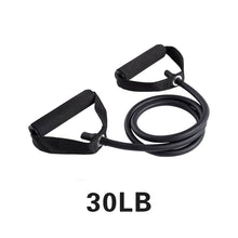 Laden Sie das Bild in den Galerie-Viewer, 120 cm Yoga Zugseil Widerstandsbänder Fitness Gummibänder Fitnessgeräte Gummiexpander Workout Übungstrainingsband 