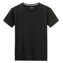 Laden Sie das Bild in den Galerie-Viewer, Kurzarm-T-Shirts für Herren und Damen, 100 % Baumwolle, für den Sommer, kurz, männlich/weiblich, Basic-T-Shirts, einfarbig, Rundhalsausschnitt, Übergröße 4XL