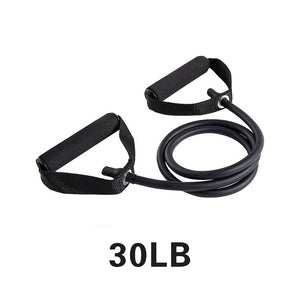 120 cm Yoga Zugseil Widerstandsbänder Fitness Gummibänder Fitnessgeräte Gummiexpander Workout Übungstrainingsband 