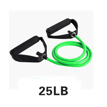 Laden Sie das Bild in den Galerie-Viewer, 120 cm Yoga Zugseil Widerstandsbänder Fitness Gummibänder Fitnessgeräte Gummiexpander Workout Übungstrainingsband 