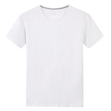 Laden Sie das Bild in den Galerie-Viewer, Kurzarm-T-Shirts für Herren und Damen, 100 % Baumwolle, für den Sommer, kurz, männlich/weiblich, Basic-T-Shirts, einfarbig, Rundhalsausschnitt, Übergröße 4XL