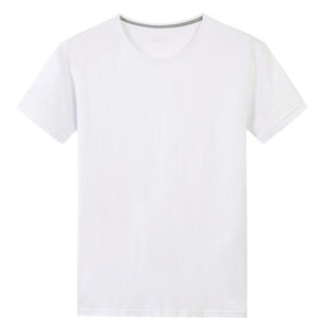 Kurzarm-T-Shirts für Herren und Damen, 100 % Baumwolle, für den Sommer, kurz, männlich/weiblich, Basic-T-Shirts, einfarbig, Rundhalsausschnitt, Übergröße 4XL