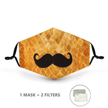 Load image into Gallery viewer, Fashion Reusable Protective Cover PM 2.5 Filter Pressure Mouth Mask Anti Dust Face Mask Windproof Mouth-Muffle Bacteria-proof Flu Mask