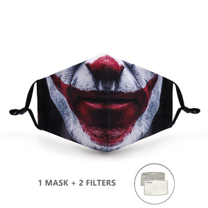 Fashion Reusable Protective Cover PM 2.5 Filter Pressure Mouth Mask Anti Dust Face Mask Windproof Mouth-Muffle Bacteria-proof Flu Mask