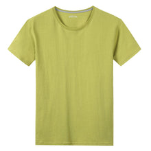 Laden Sie das Bild in den Galerie-Viewer, Kurzarm-T-Shirts für Herren und Damen, 100 % Baumwolle, für den Sommer, kurz, männlich/weiblich, Basic-T-Shirts, einfarbig, Rundhalsausschnitt, Übergröße 4XL