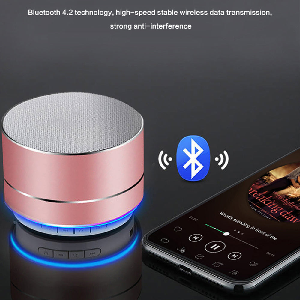 Wireless Bluetooth Speaker Large Volume Subwoofer Outdoor Camping Portable Card Mini Speaker Box FM Radio, Music Player