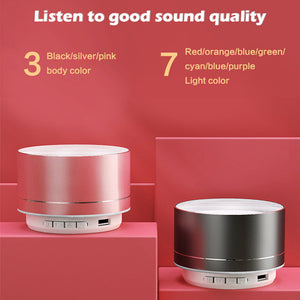 Wireless Bluetooth Speaker Large Volume Subwoofer Outdoor Camping Portable Card Mini Speaker Box FM Radio, Music Player
