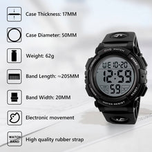 Load image into Gallery viewer, 1258C | Quartz Men Watch | Rubber Band