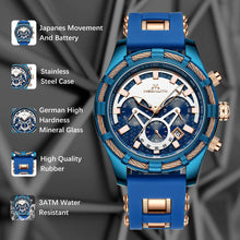Laden Sie das Bild in den Galerie-Viewer, 8042M | Quarz-Herrenuhr | Gummiband