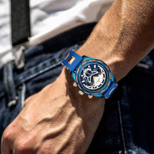 Laden Sie das Bild in den Galerie-Viewer, 8042M | Quarz-Herrenuhr | Gummiband