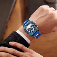 Laden Sie das Bild in den Galerie-Viewer, 8042M | Quarz-Herrenuhr | Gummiband