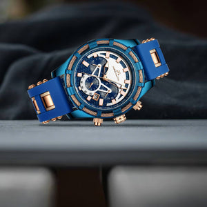 8042M | Quarz-Herrenuhr | Gummiband