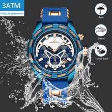Laden Sie das Bild in den Galerie-Viewer, 8042M | Quarz-Herrenuhr | Gummiband