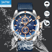 Load image into Gallery viewer, 8004M | Quartz Men Watch | Leather Band