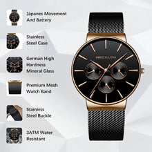 Load image into Gallery viewer, 0047M | Quartz Men Watch | Mesh Band