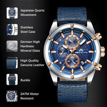 Load image into Gallery viewer, 8004M | Quartz Men Watch | Leather Band
