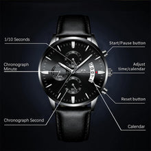 Load image into Gallery viewer, 8008M | Quartz Men Watch | Leather Band