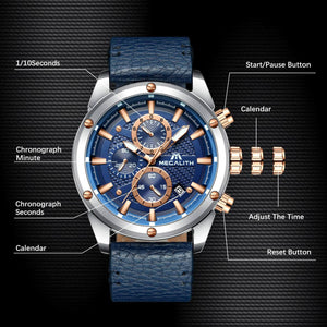 8004M | Quartz Men Watch | Leather Band