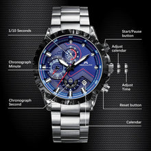 Load image into Gallery viewer, 0074M | Quartz Men Watch | Stainless Steel Band