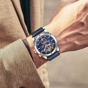 8004M | Quartz Men Watch | Leather Band