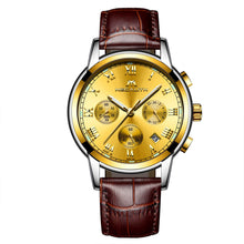 Laden Sie das Bild in den Galerie-Viewer, 0060M | Quarz-Herrenuhr | Lederarmband