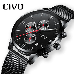 8028C | Quarzuhr für Herren | Mesh-Armband