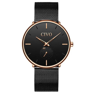 0124C | Quartz Men Watch | Mesh Band