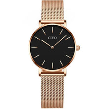 Laden Sie das Bild in den Galerie-Viewer, 8084C | Quarzuhr für Damen | Mesh-Armband